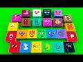 Looking Numberblocks Alphablocks Alphabet Lore With All CLAY Mix Coloring Satisfying Video ASRM
