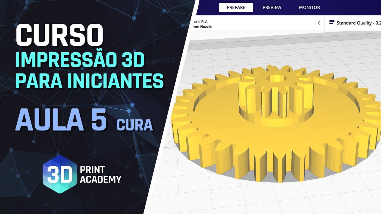 [Aula 5] CURSO IMPRESSÃO 3D para iniciantes com Cura 3D | Infill e Perímetros (Wall, Shell)