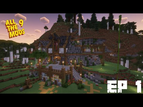 EPIC Starter Home Build in All The Mods 9 - Papa Oxi's Insane Creation!