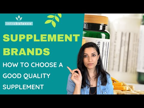 How to choose a good quality supplement brand
