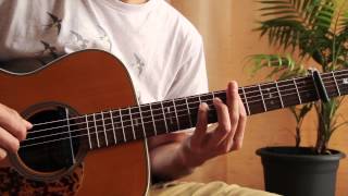 How to play Nick Drake&#39;s, &#39;One of these things first&#39;. Guitar Tutorial