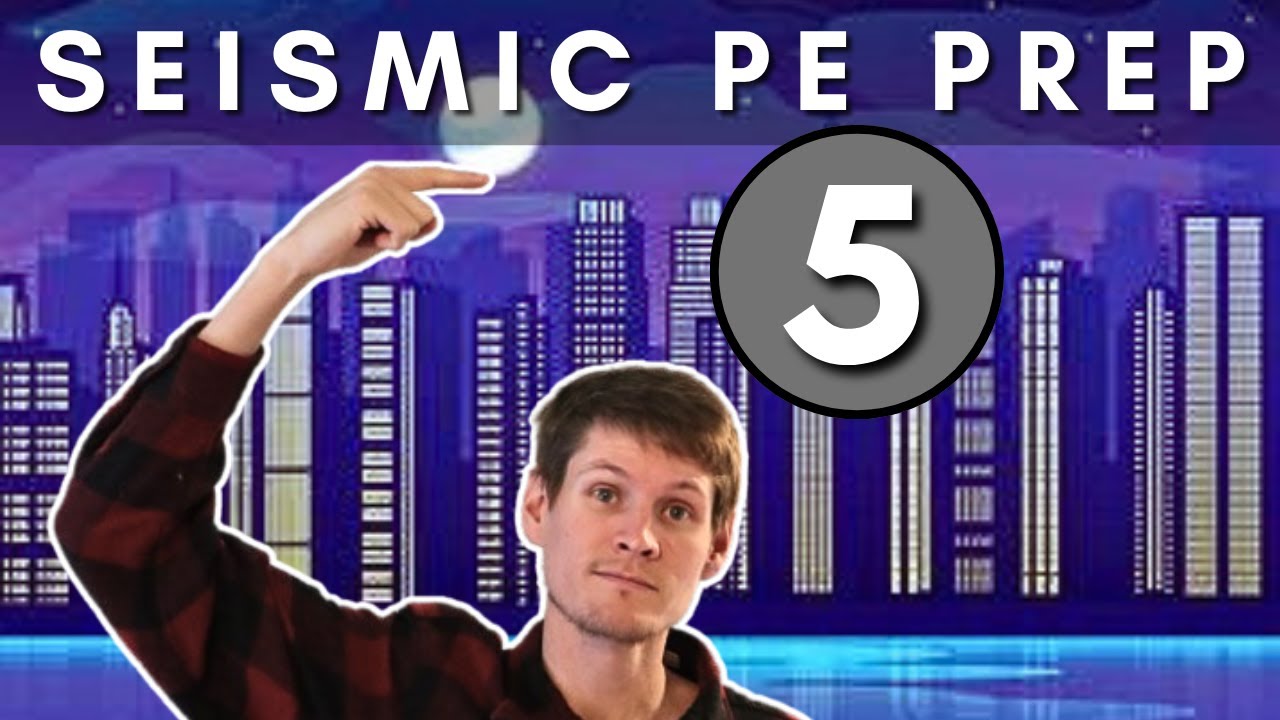 PE Seismic Example Problem - 5 #structuralengineering #civilengineering #engineering