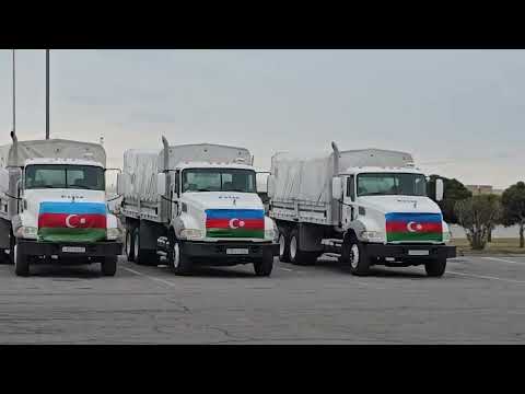 Azərbaycan Respublikası Prezidentinin tapşırığına əsasən İrana humanitar yardım yola salınıb