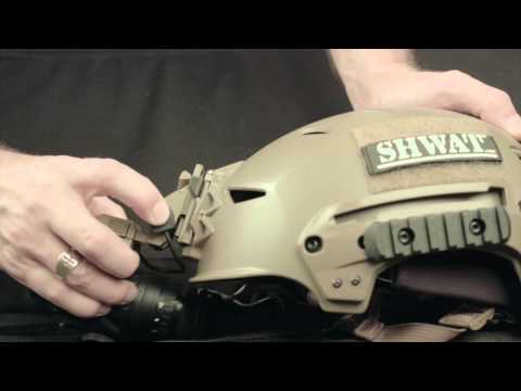 Wilcox L4 G24 Night Vision Goggle mount hands on demo