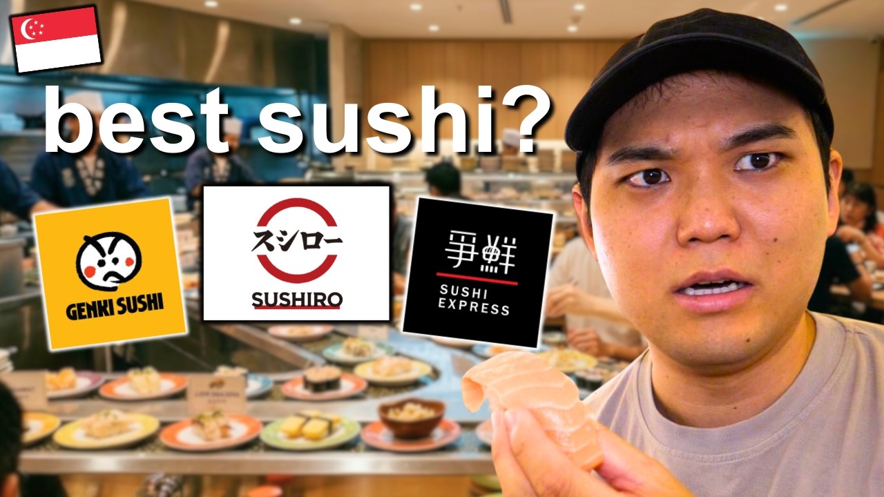 I Tested Singapore’s 3 MOST Popular Revolving Sushi — Here’s the BEST