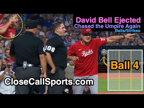 E168 - David Bell Ejected By Derek Thomas After Exiting Dugout to Argue Ball Calls, Chases Umpire
