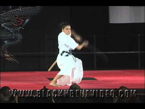 Caitlin Dechelle Traditional Sword Kata at 2012 Diamond Nationals Karate Tournament