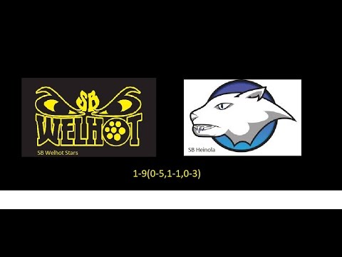12.11.2016 Pyhtää,(D1) SB Welhot Stars - SB Heinola 1-9 (0-5,1-1,0-3)
