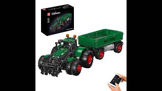 Mould King 17095 Traktor s valníkem a drapákem R/C