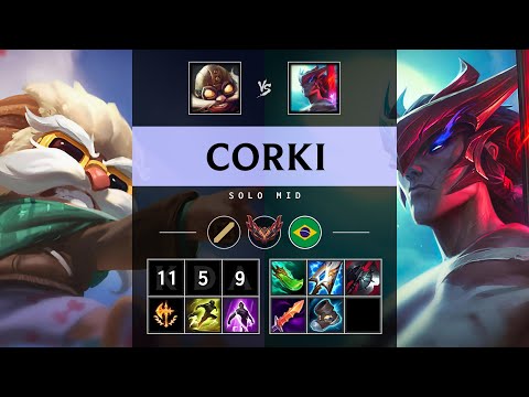 Corki Mid vs Yone - BR Grandmaster Patch 25.17