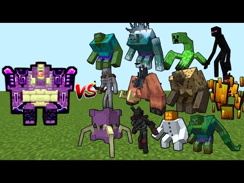 Ender Guardian(L_Enders_Cataclysm Boss) VS Mutant Mobs - Minecraft Mob Battle -