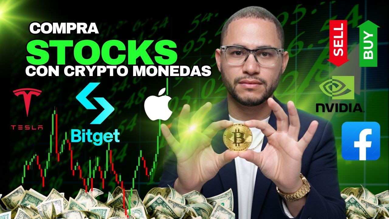Como comprar acciones Bolsa con Crypto! Bitget