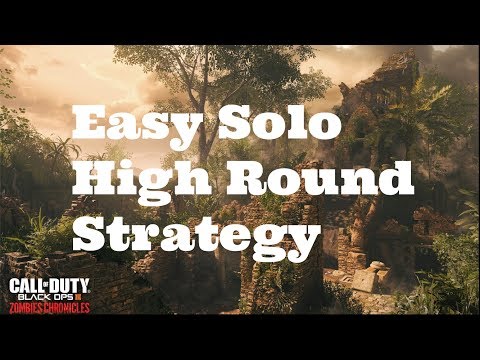 Shangri-La Remastered Solo Easy High Round Strategy!! Skip rounds easily! (Bo3 Zombies Chronicles)
