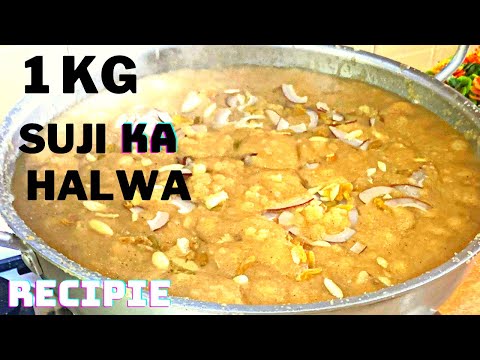 1 kg Suji ka Halwa Recipe by Unique SA kitchen | Shadiyo Wala Sujii Halwa | Suji ka  Danedar halwa |