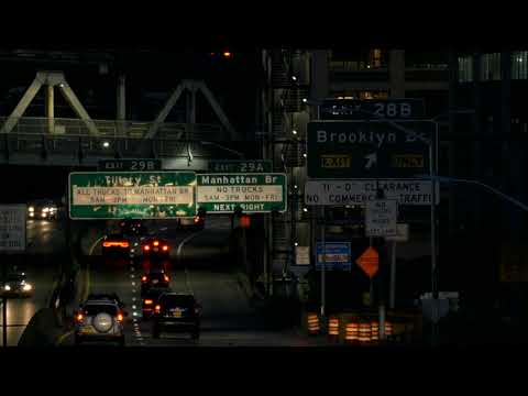New York City (NYC) Night Traffic Clip | Free Content | Open Source | No Copyright | Video Material