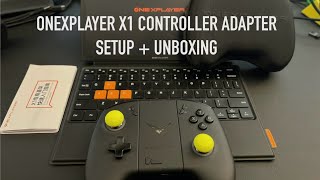 ONEXPLAYER X1 Controller Adapter Setup and Unboxing
