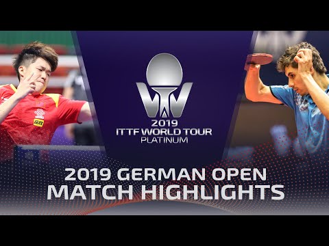 [2019 ITTF German Open] Wang Chuqin vs Jakub Dyjas  2019.10.10