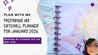 Plan With Me | January 2026 Catchall Planner Setup + 2026 Annual Pages