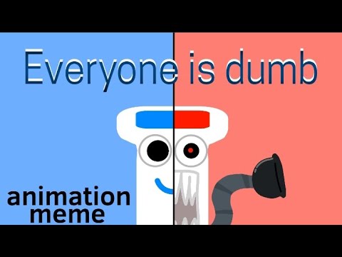 Everyone is dumb - animation meme Roblox game, Panik