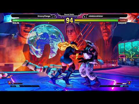Street Fighter V: GroovyMango (Kolin) V ministersinister (Rashid) - Nemesis 90 Tournament SFV