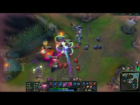 Cho'gath Thresh vs Ezreal Lux Bot D1 (W) 13.14 14/5/14