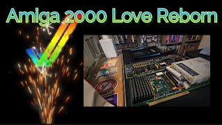 Still wrenching on the Amiga 2000!Released in 87,the A2000 Commodore’s 1st big-time expandable beast