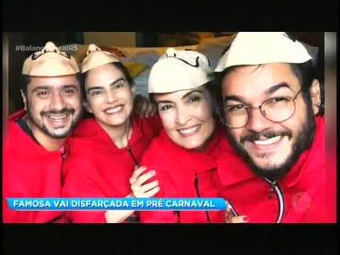 FAMOSA VAI DISFARÇADA EM PRÉ CARNAVAL ! BALANÇO GERAL RS 19/02/2019 TV RECORD