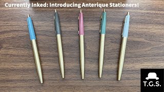 Currently Inked for April 10, 2023: Anterique Ballpoints and My WMS&CO Stamp Has Arrived!