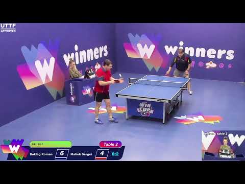 WINners CUP table 2  04.01 Boklag Roman - Maliuk Sergei 18:30