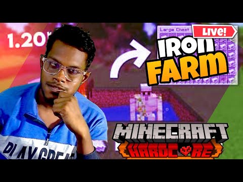 🔴 MINECRAFT Iron Farm Hardcore Day 3 | SuruOG