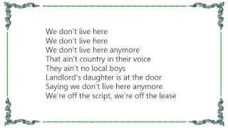 Jakob Dylan - We Don&#39;t Live Here Anymore Lyrics
