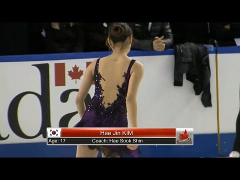 2014 Skate Canada 김해진 Hae Jin KIM Official Practice (SP Dress Rehearsal)