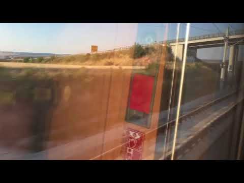 ICE T Mitfahrt Neubaustrecke VDE 8.2 Erfurt-Leipzig