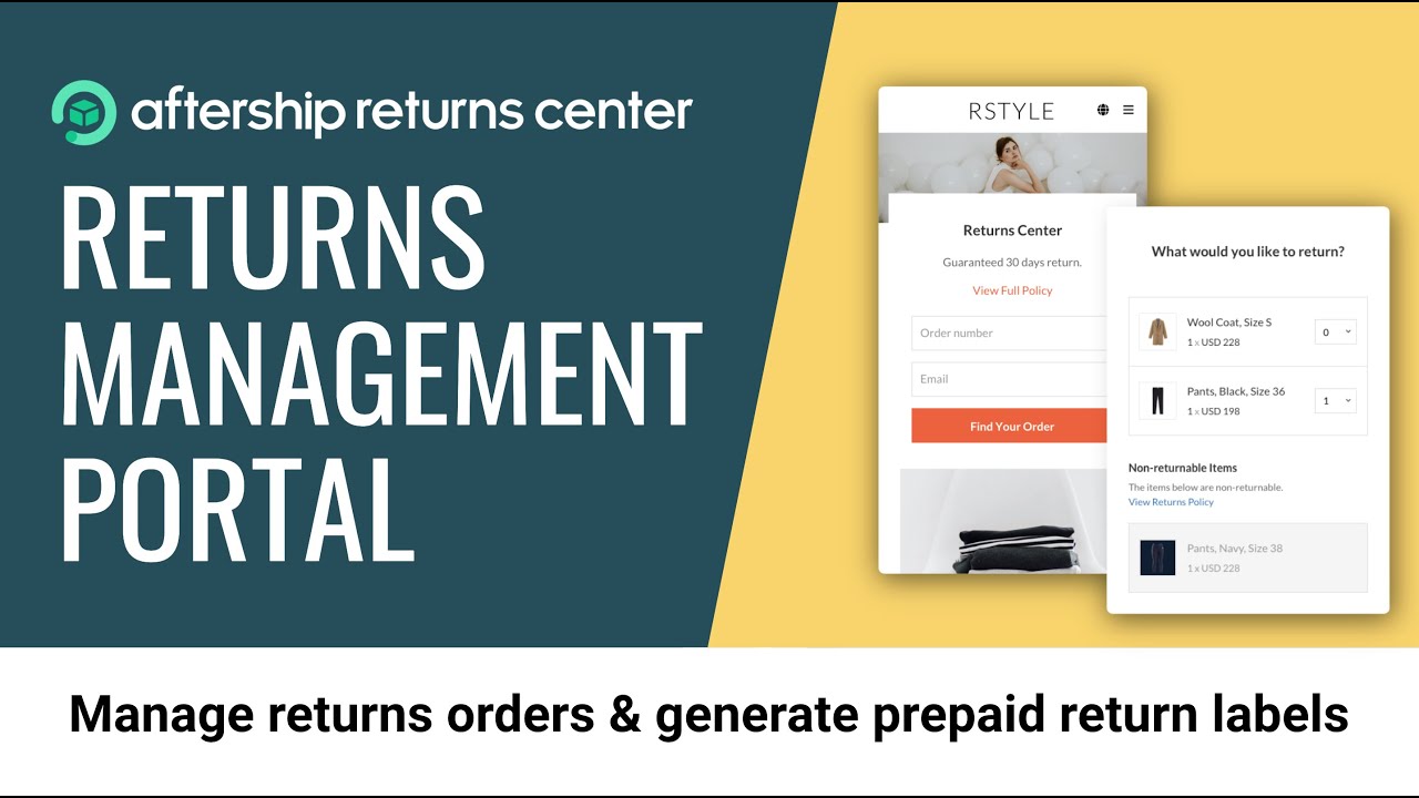 AfterShip Returns Center - Top-rated returns management solution for eCommerce