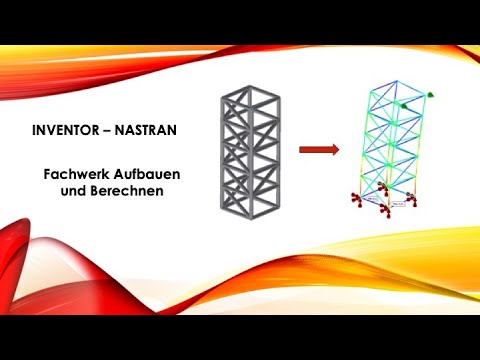 Inventor Nastran - Fachwerk aufbauen und berechnen