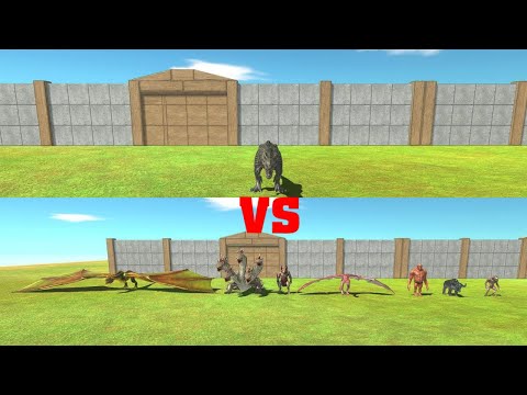 Baby T-REX vs Fantasy - Animal Revolt Battle Simulator