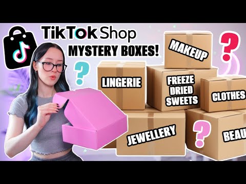 I Bought MYSTERY BOXES From TIKTOK SHOP... *Clothing, Beauty, Food + More*