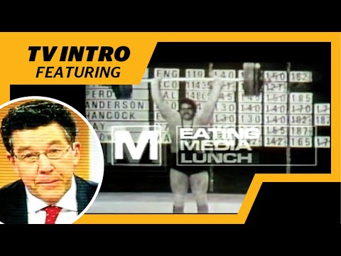 Intro to 'Eating Media lunch' TV show