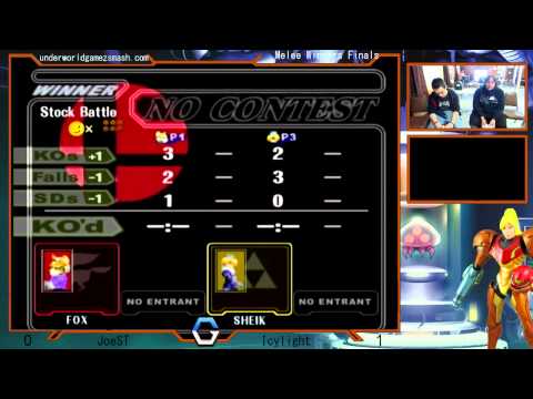 Melee Winners Finals, UG | JoeST vs IcyLight