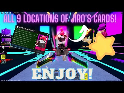 All 9 Locations of Jiro's Cards! (Death Ball, Enjoy!)