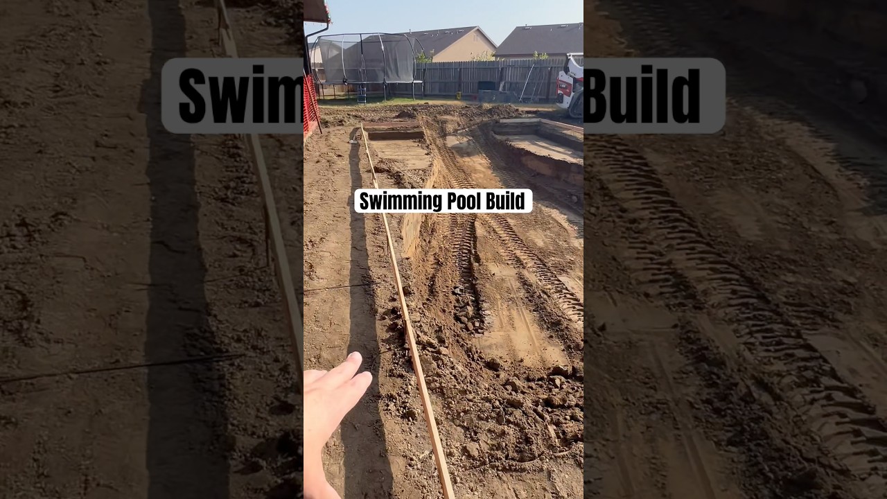 Worlds fastest swimming pool build #construction #swimmingpool #pooldesign