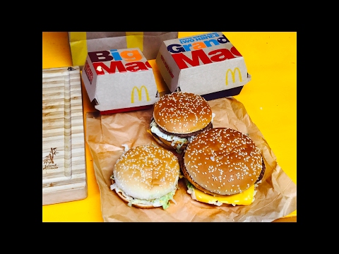 McDonald's New Mac Jr, Grand Mac and Big Mac - Compare & Price Analysis!