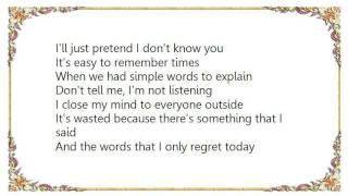 Bodyjar - Don't Trust Anyone Lyrics