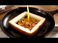 Pocket Pizza Toast Pizza Hidden Inside Toast Egg Toast