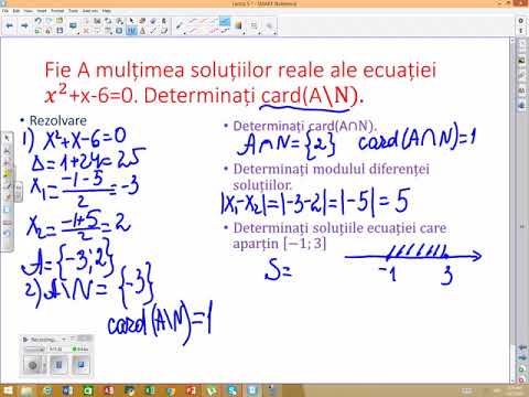 Matematica, cl.9 lectia a5