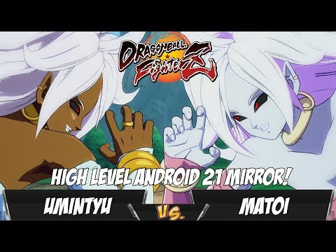 High Level Android 21 Mirror between Umintyu Vs  Matoi![DBFZ]