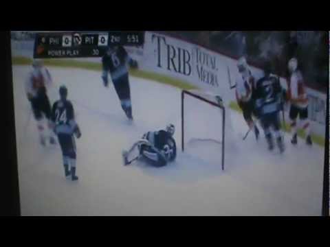 Philadelphia Flyers Vs Pittsburgh Penguins - Full 2nd Period 3/24/13