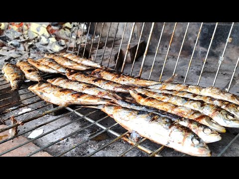 SARDINAS ASADAS A LA BRASA, COMIDAS SANAS Y FAMILIARES (SECRETO DE CERDO A LA BRASA)