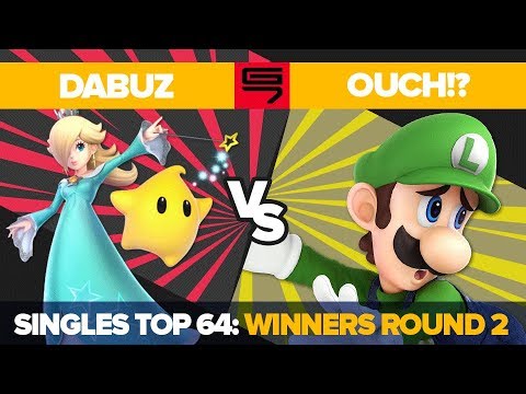 Dabuz vs Ouch!? - Ultimate Singles: Top 64 Winners Round 2 - Genesis 7 | Rosalina vs Luigi