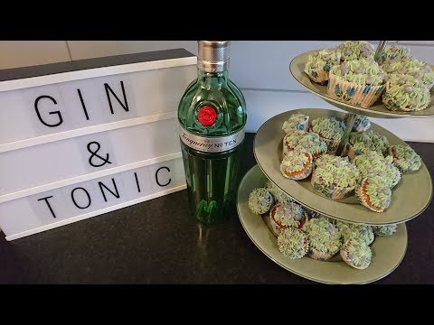 How To Make Gin and Tonic (with a splash of lime) Cupcakes!